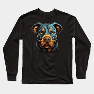 Cute Pitbull Dog - Dogs Pitbulls Long Sleeve T-Shirt